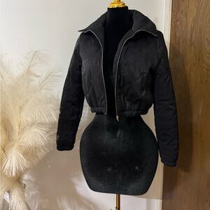 Black Quilted Women's Jacket